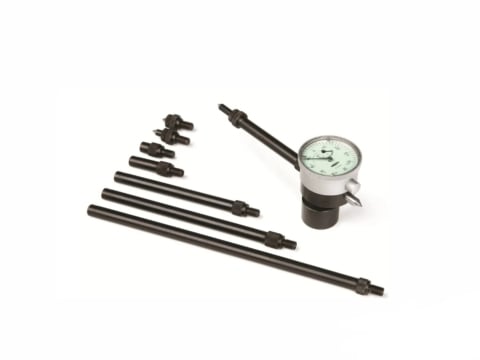 Ceasuri comparatoare de adancime - Tester arbore cotit INSIZE 60-500 mm, rezolutie 0.01 mm, tije extensie incluse