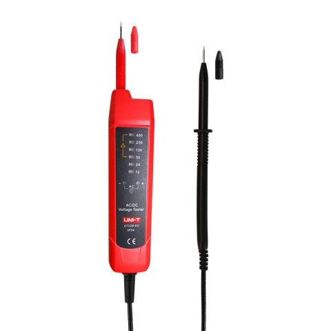 Multimetre digitale - Tester de tensiune AC DC Uni-T UT22B-EU LED AC/DC 12V, 24V, 50V, 120V, 230V, 400V