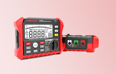 Tester rezistenta la impamantare HT2302 HABOTEST 0-4.00 kΩ cu Certificat de Etalonare ISO9001 inclus [1]