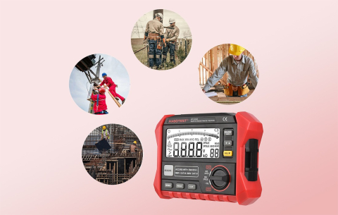 Tester rezistenta la impamantare HT2302 HABOTEST 0-4.00 kΩ cu Certificat de Etalonare ISO9001 inclus [2]