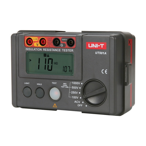 Tester rezistenta la izolatie Megohmetru UT501A UNI-T max 5.5 GΩ cu Certificat de Etalonare ISO 9001 inclus [1]