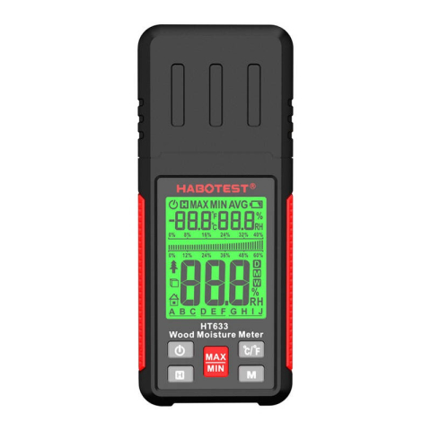 Umidometre - Umidometru digital lemn Habotest HT633 0.0% - 57.0% cu Certificat de Etalonare Metrologica