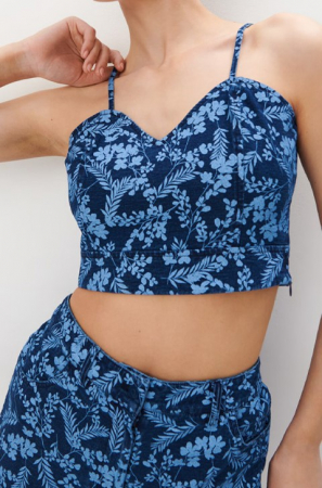 Maiou - Bluza cu bretele