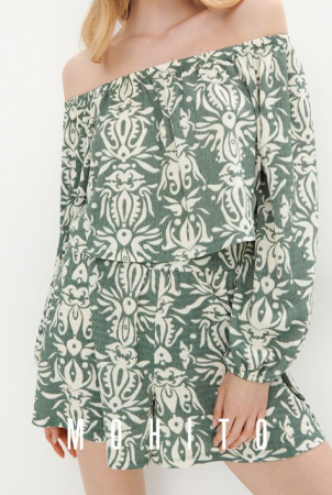 Tricouri - Bluza cu umerii goi