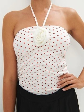 T-shirt - Top cu buline