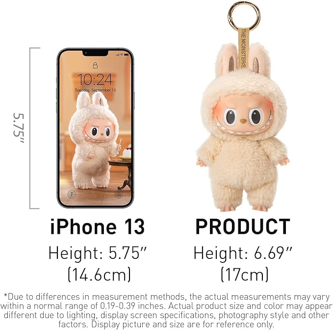 Breloc jucărie pluș tip monstruleț [4]