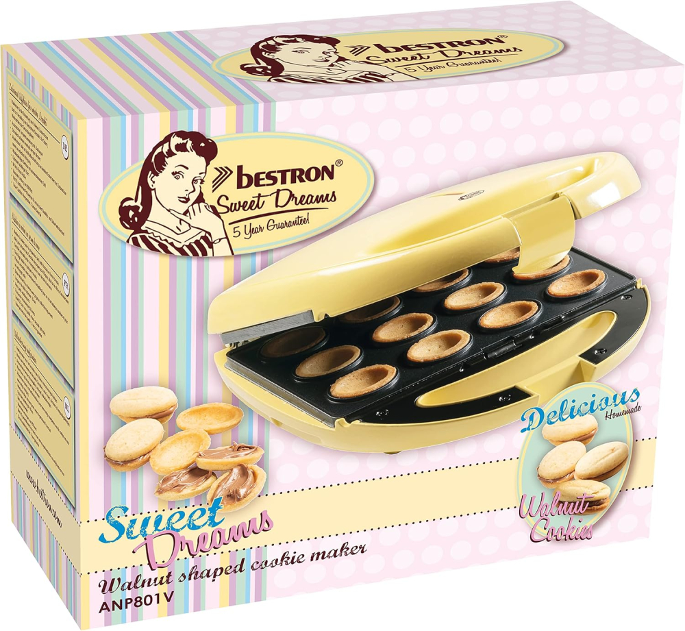 Aparat de prăjituri în formă de nuci Bestron [4]