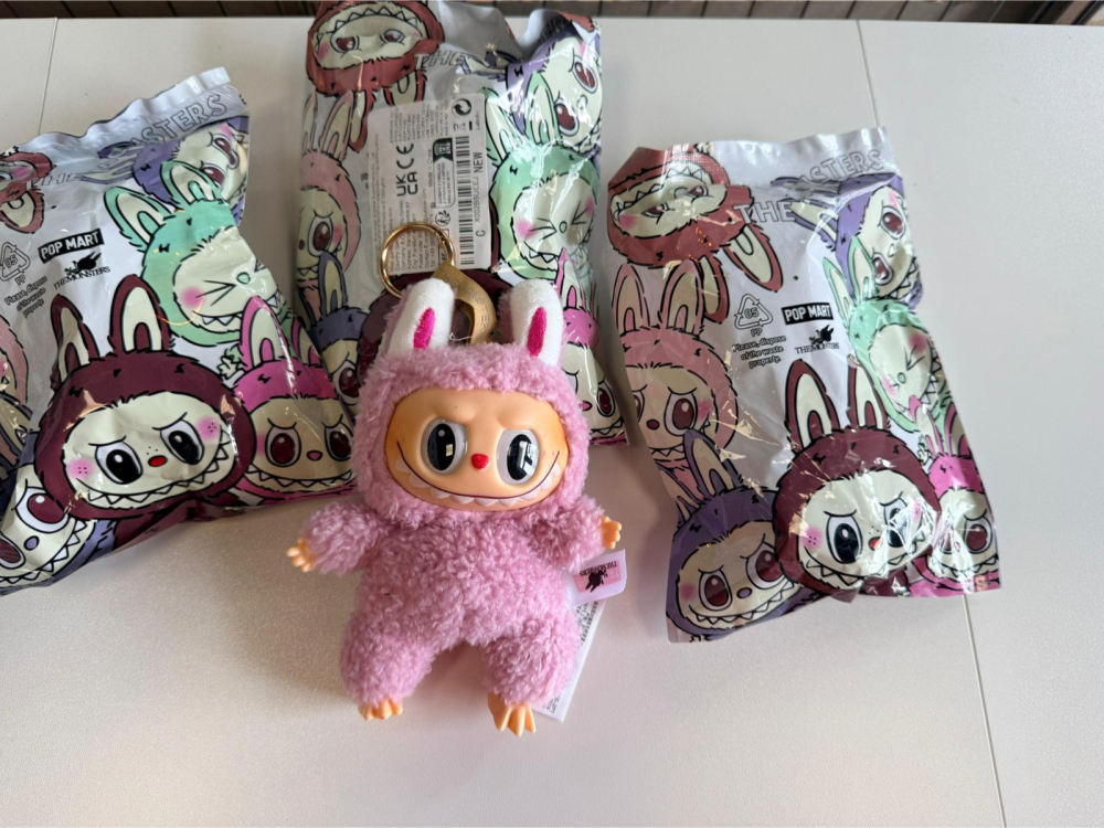 Breloc jucărie pluș tip monstruleț [2]