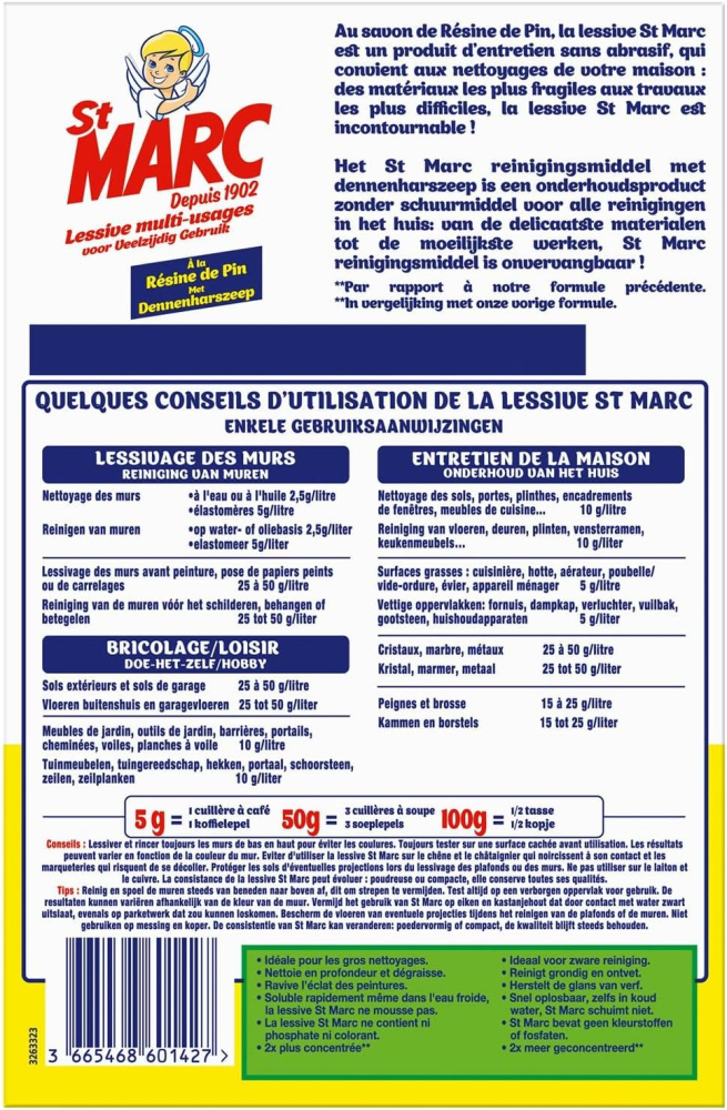 Detergent multifuncțional cu rășină de pin ST MARC 1,6 kg, pudră [3]