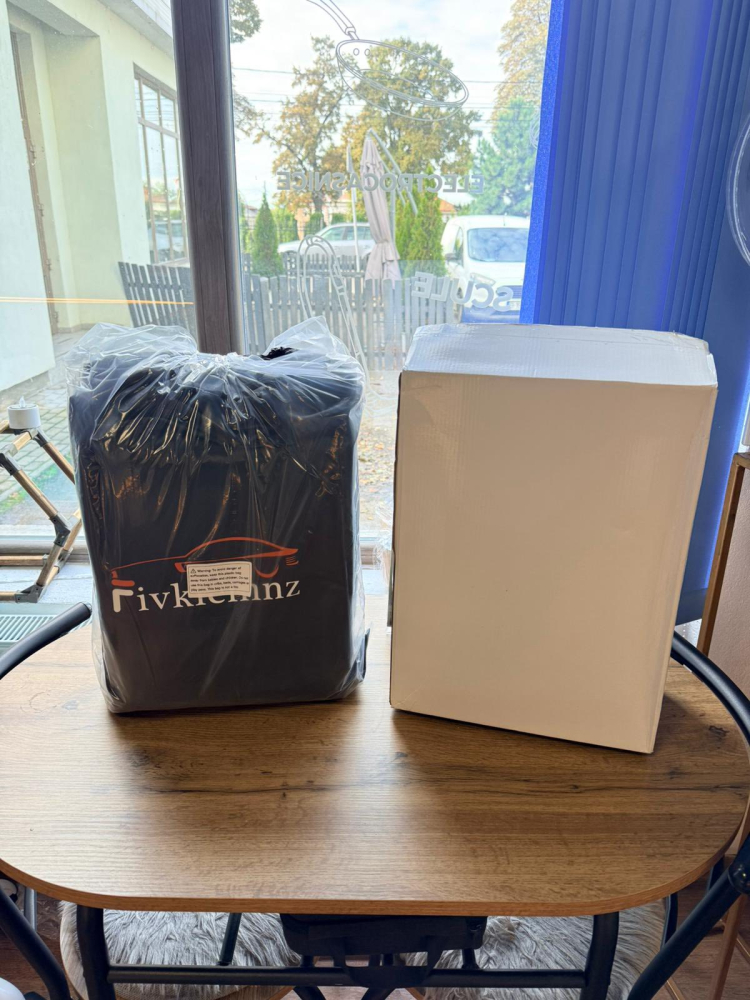 FIVKLEMNZ Portbagaj auto tip geanta impermeabila cu prindere universala – pliabila, cu husa [2]