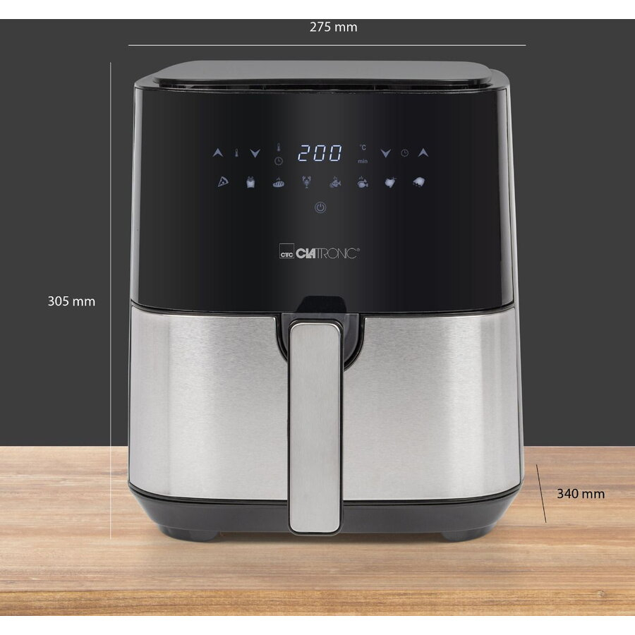 Friteuză cu aer cald Clatronic FR 3782 H, 5 litri, panou digital [5]