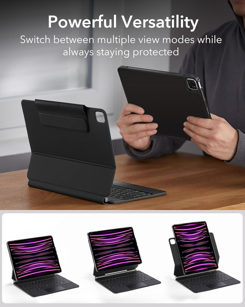 Husă cu tastatură magnetică ESR Ascend pentru iPad Pro 12.9 [7]