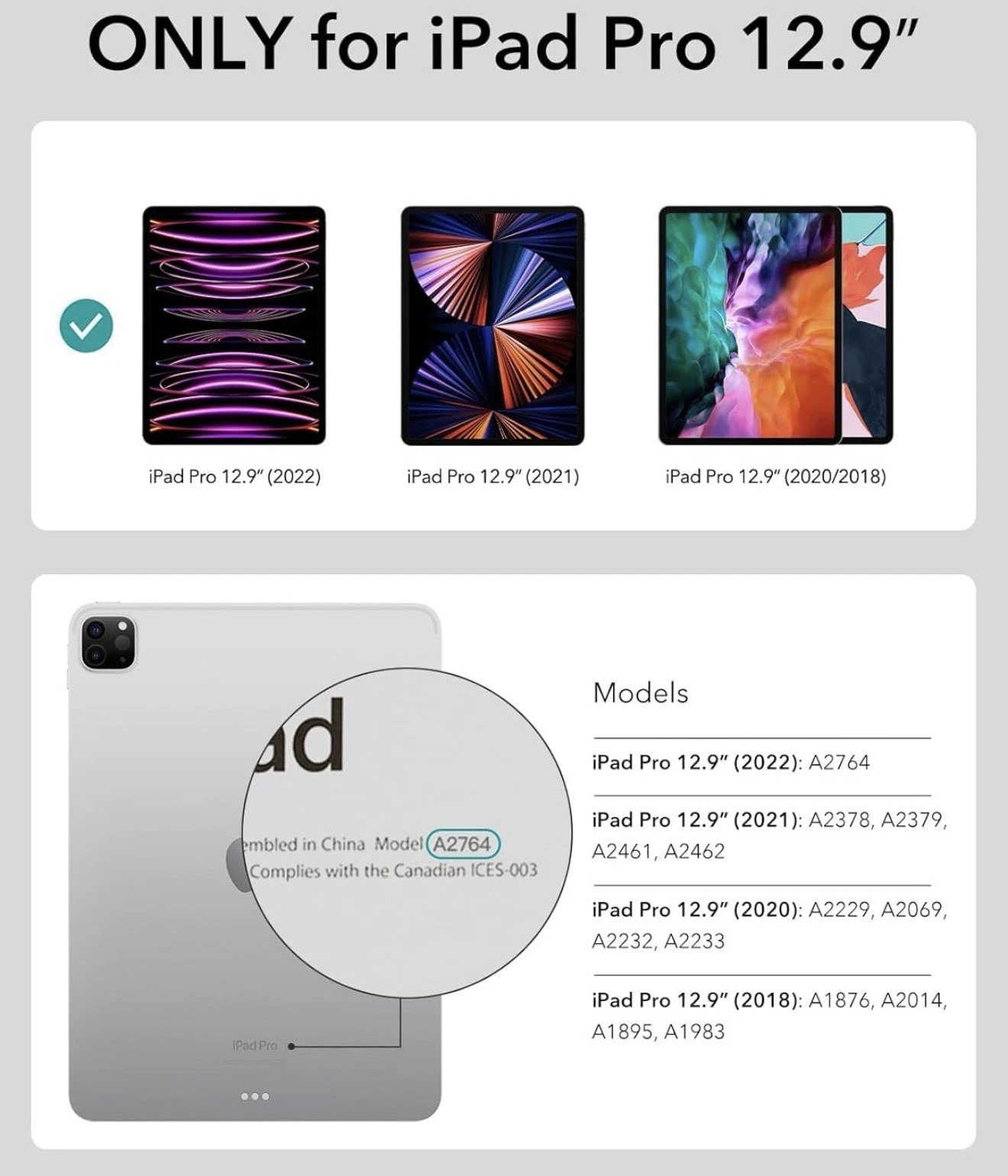 Husă cu tastatură magnetică ESR Ascend pentru iPad Pro 12.9 [4]