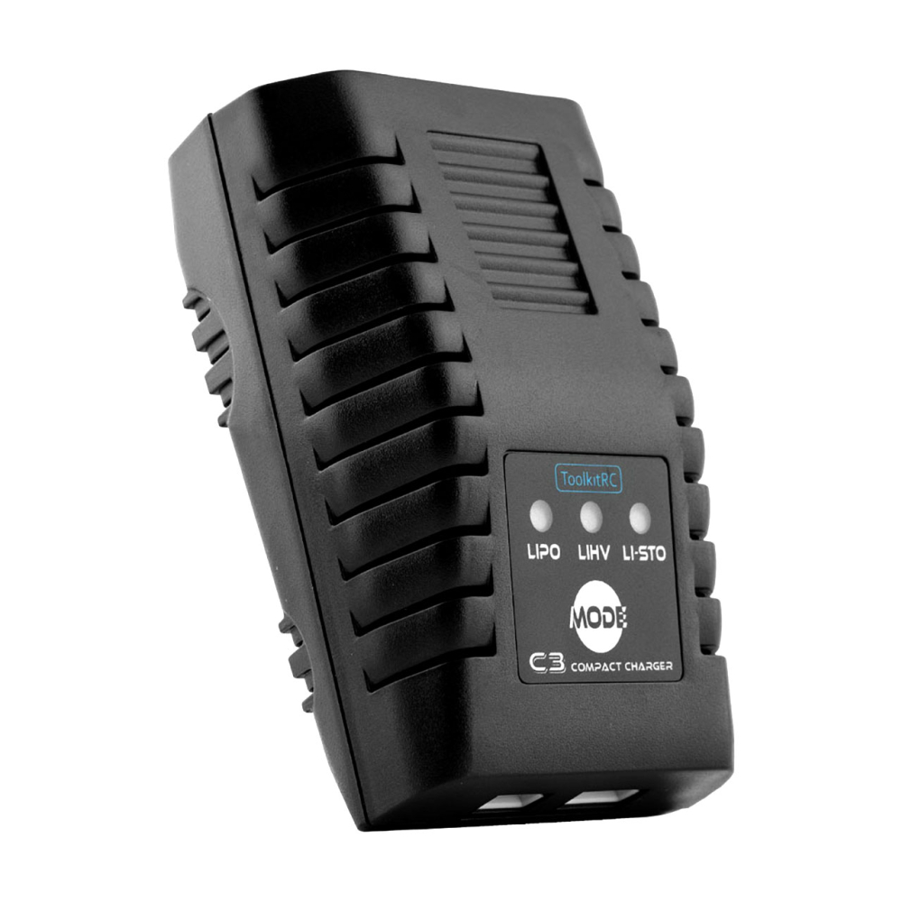 Incarcator compact cu balansare ToolkitRC C3 25W AC, pentru acumulatori LiPo, LiHV si Li-Po Storage 2-3S [3]