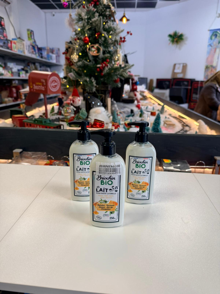 Lapte Natural Organic Briochin BIO pentru Față, Corp, Mâini și Păr, 250 ml [2]