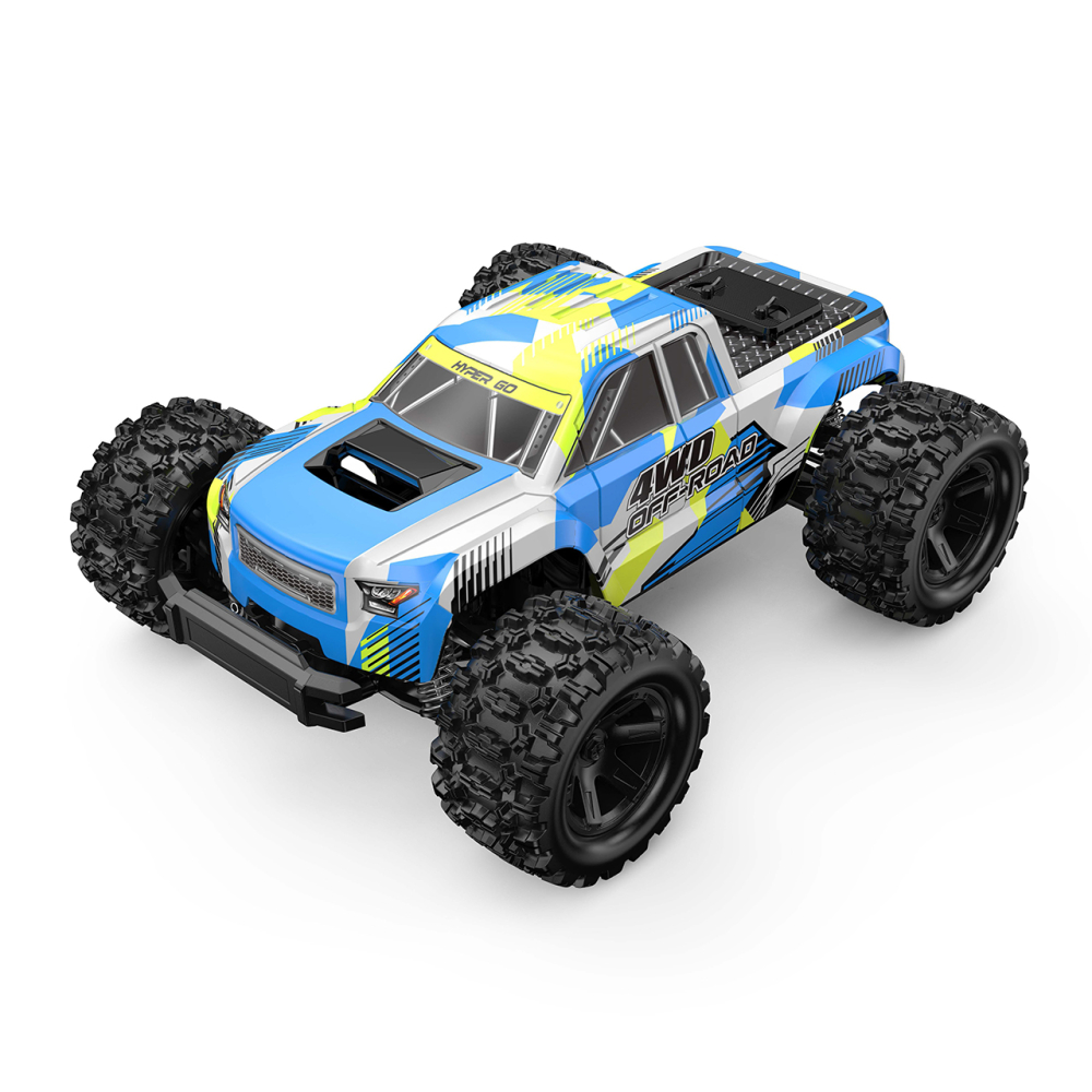 Mașină cu telecomandă MJX Hyper Go 18208 Monster Truck, scara 1/18, 4WD, 30 km/h, 2 caroserii, 2 acumulatori LiPo 2S, RTR [3]