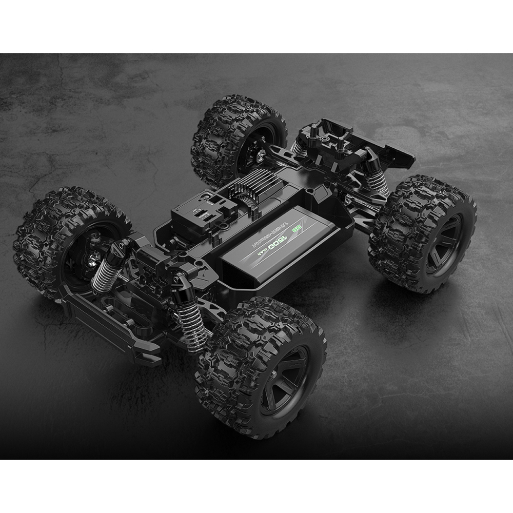 Mașină cu telecomandă MJX Hyper Go 18208 Monster Truck, scara 1/18, 4WD, 30 km/h, 2 caroserii, 2 acumulatori LiPo 2S, RTR [6]
