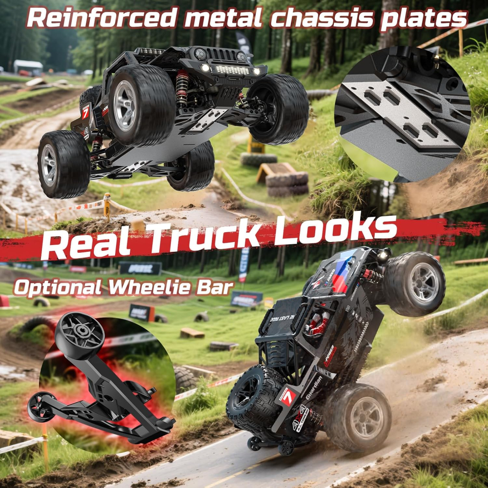 Mașină cu telecomandă off-road DEERC 207E Brushless 1:10, 4WD, 55 km/h [7]