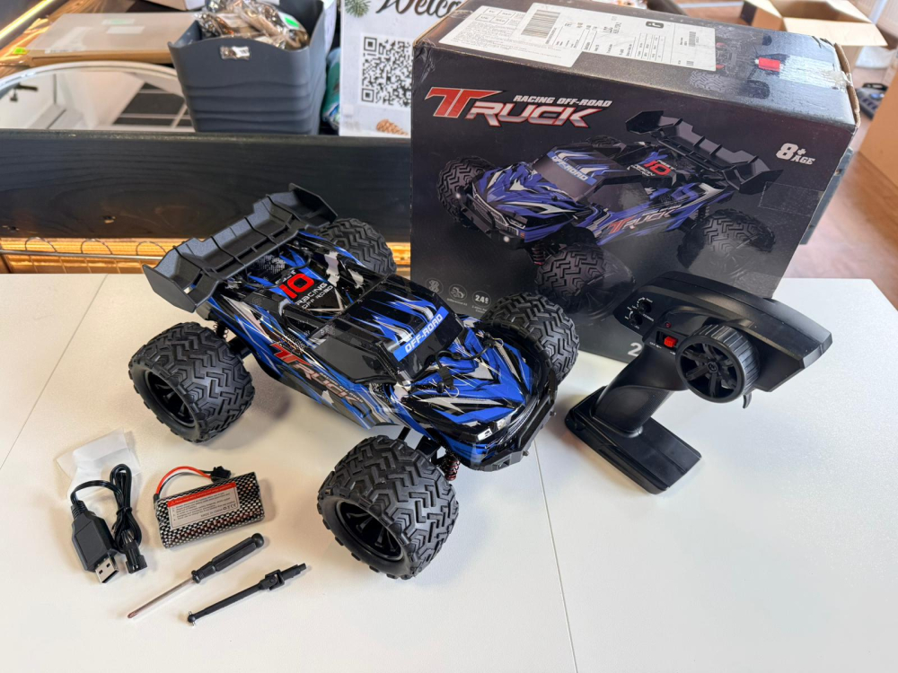 Mașină cu telecomandă off-road Monster Truck 4x4, scara 1:16, 40 km/h [3]