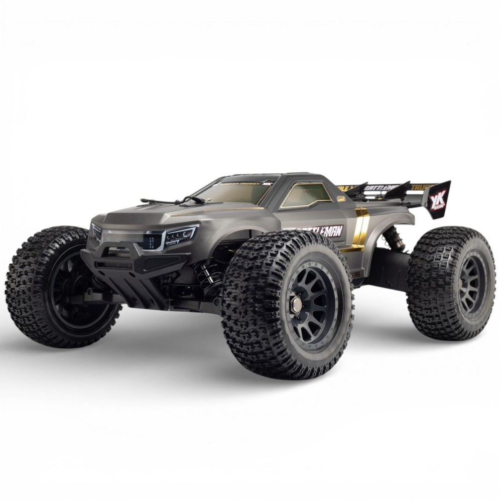 Mașină cu telecomandă Yikong YT7 Pro BATTLEMAN Truggy Brushless, scara 1/7, 4WD, Gri mat, fără acumulatori și încărcător [10]