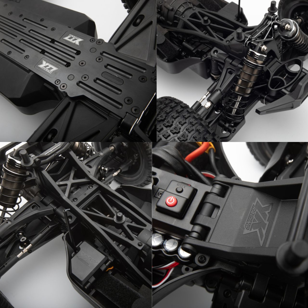 Mașină cu telecomandă Yikong YT7 Pro BATTLEMAN Truggy Brushless, scara 1/7, 4WD, Gri mat, fără acumulatori și încărcător [5]
