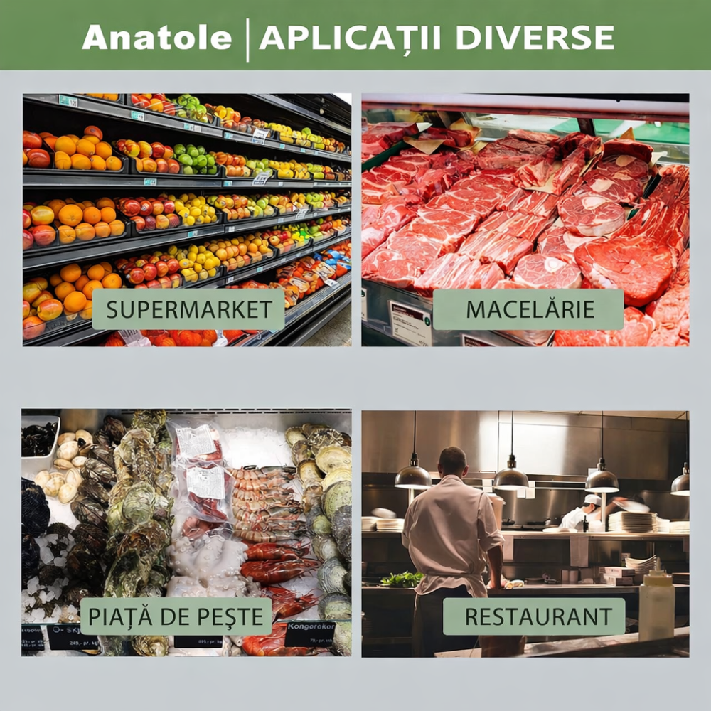 Masina de ambalat cu folie alimentară Anatole, 450 mm [6]