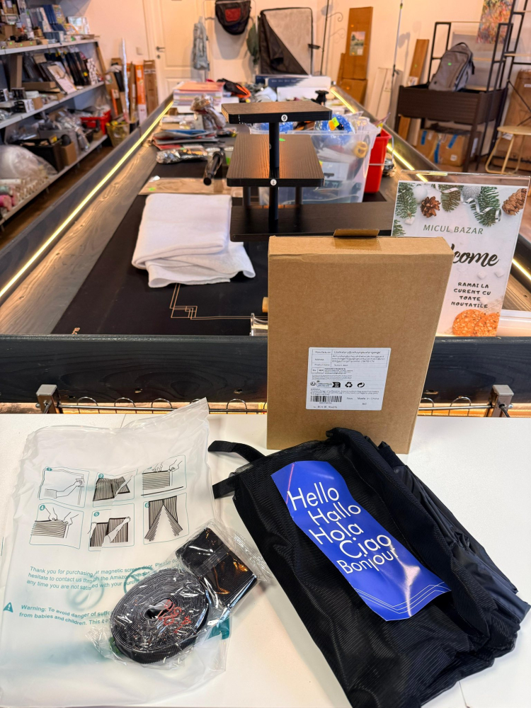 Plasă magnetică de ușă, anti-insecte, 95 x 215 cm [2]