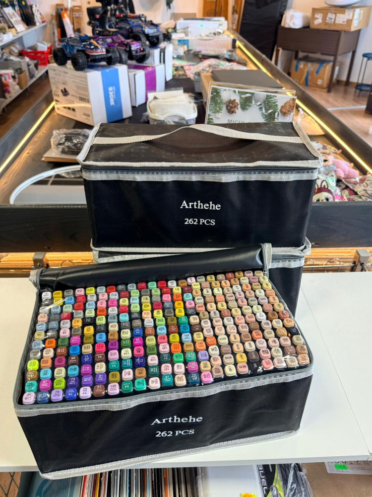 Set Markere cu varf dublu 262 culori [2]