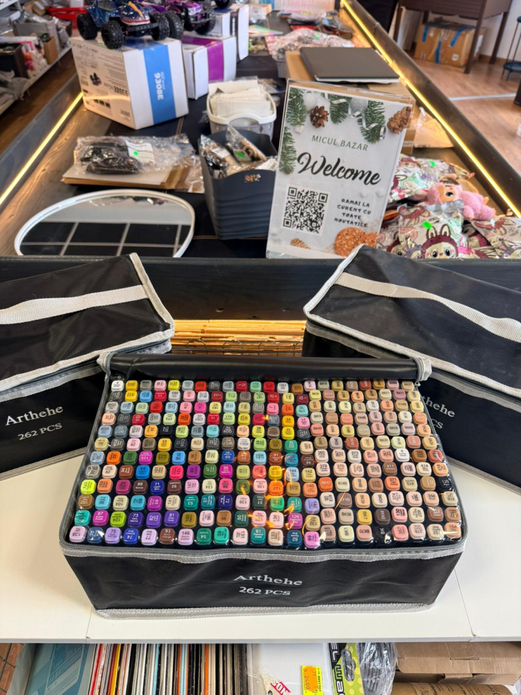 Set Markere cu varf dublu 262 culori [3]