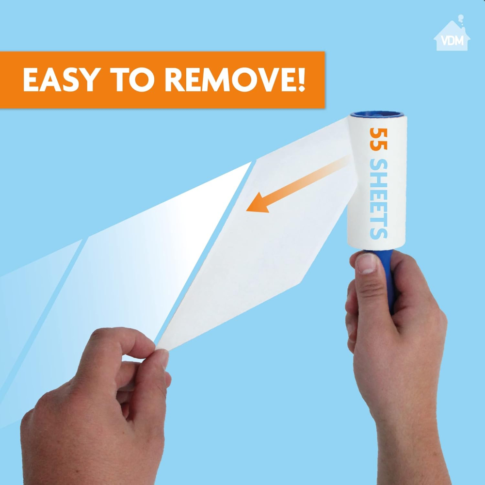 Set Rolă pentru scame LaundrySpecialist, include 4 rezerve, 275 foi adezive (40 metri) [4]