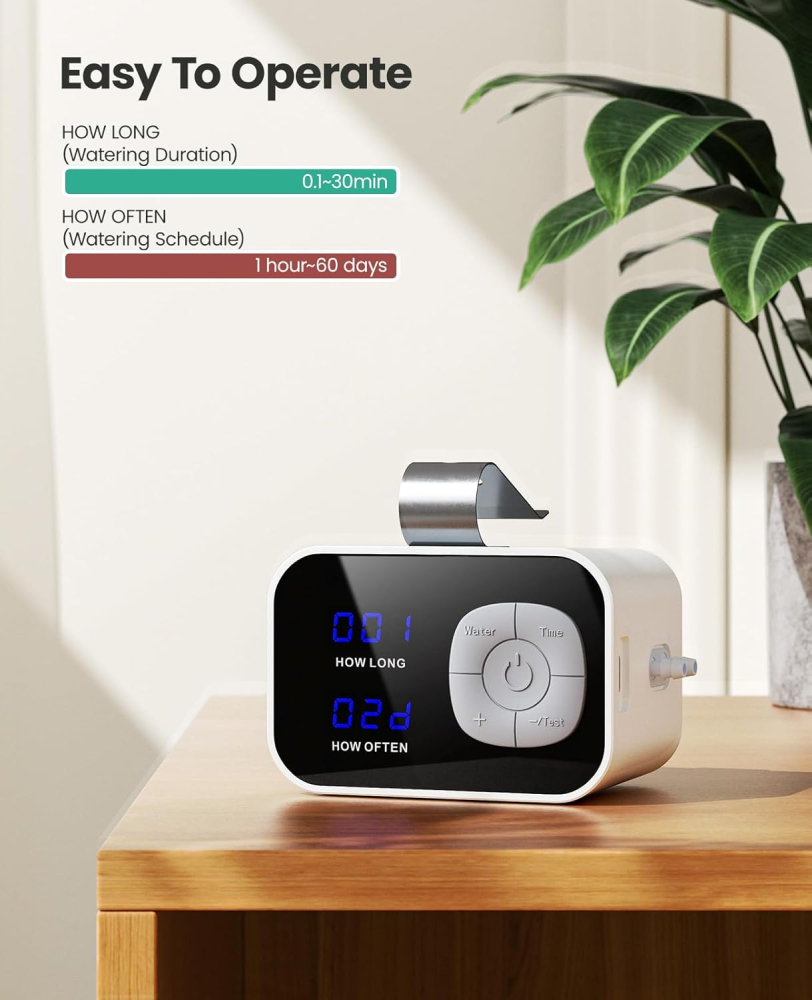 Sistem de irigare automat pentru plante Kollea, programabil, cu picurare [6]