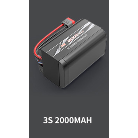 Piese și Accesorii RC - Acumulator LiPo MJX Hyper Go 3S (11.1V), capacitate 2000 mAh, carcasă hardcase, mufă T-Plug (Deans)