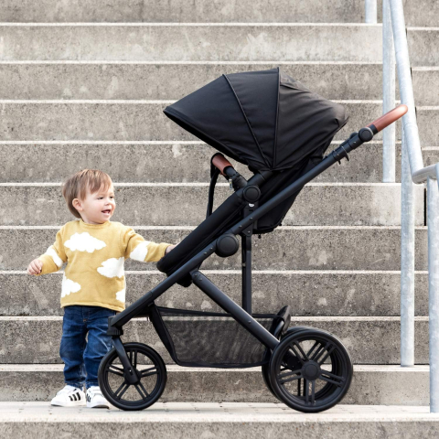 Cărucior 3 în 1 Hauck Pacific 4 Shop N Drive, Negru [9]