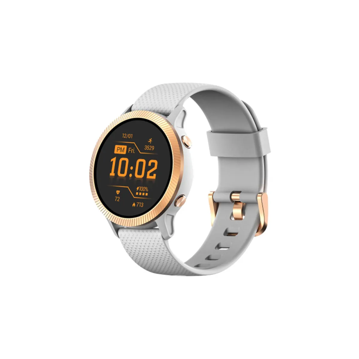 Ceasuri Inteligente și Brățări Fitness - Ceas inteligent pentru femei Blackview R8, ecran 1.09", SpO2, ritm cardiac, monitorizare somn & ciclu menstrual, 25 moduri sportive, Gri