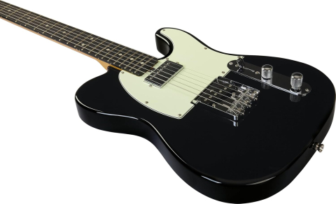 Chitară electrică Eko Tero V-NOS Black, corp Paulownia, configurație doze SH, 22 taste [5]