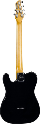 Chitară electrică Eko Tero V-NOS Black, corp Paulownia, configurație doze SH, 22 taste [3]