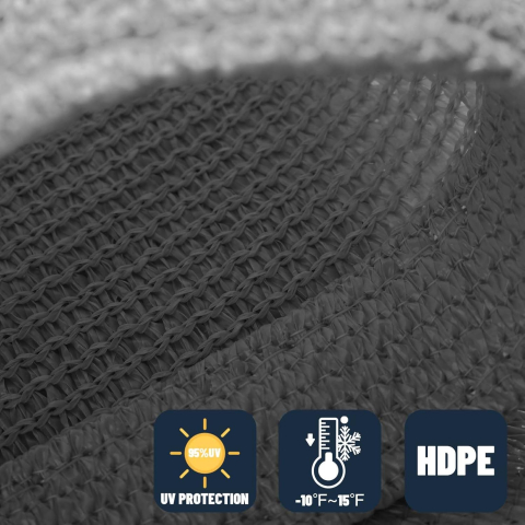 Copertină dreptunghiulară tip velă umbrire Sunny Guard, 2,5 x 3 m [6]