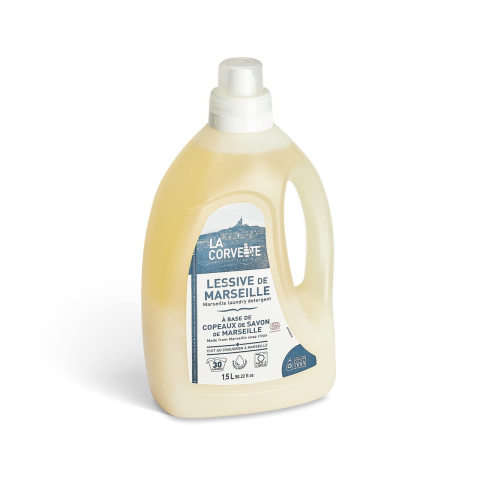 Detergenți rufe - Detergent de rufe eco din așchii de săpun de Marsilia LA CORVETTE, 1,5 L