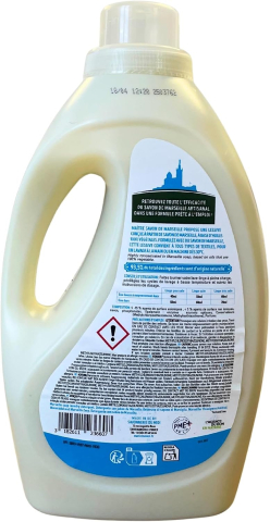Detergent lichid de rufe Maître Savon de Marseille cu săpun de Marsilia și aromă de Floare de Bumbac, 1.5 L (30 spălări) [4]