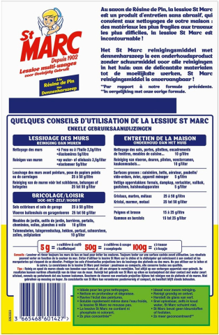 Detergent multifuncțional cu rășină de pin ST MARC 1,6 kg, pudră [2]