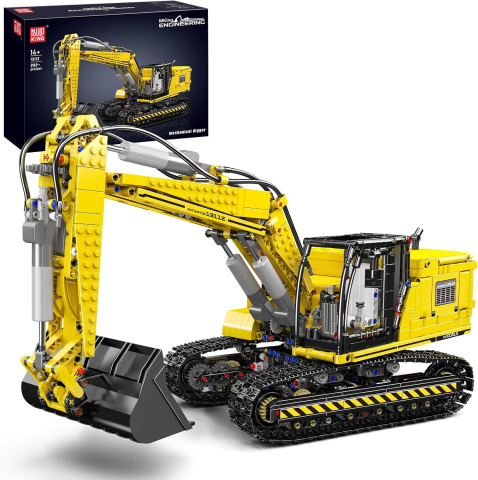 Excavator Tehnic Mould King 17006, Motorizat, Telecomandă & App, 2169 piese [0]