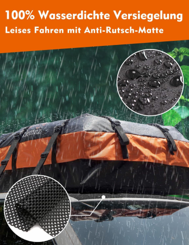 FIVKLEMNZ Portbagaj auto tip geanta impermeabila cu prindere universala – pliabila, cu husa [4]