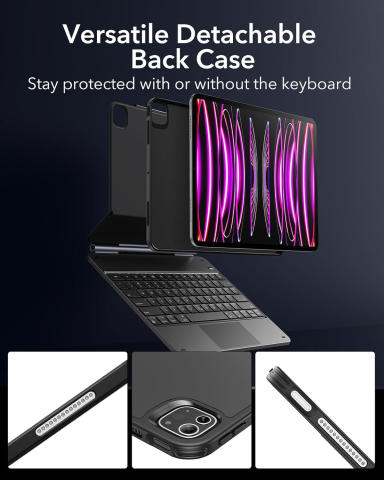 Husă cu tastatură magnetică ESR Ascend pentru iPad Pro 12.9 [4]