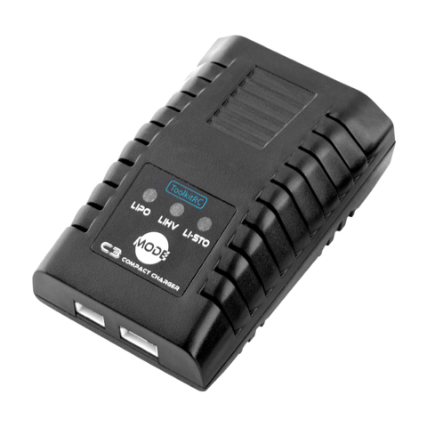Incarcator compact cu balansare ToolkitRC C3 25W AC, pentru acumulatori LiPo, LiHV si Li-Po Storage 2-3S [4]
