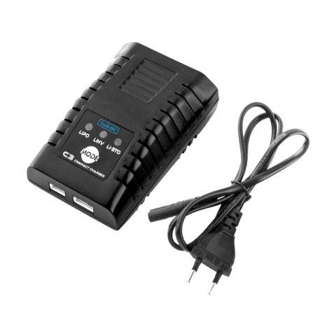 Piese și Accesorii RC - Incarcator compact cu balansare ToolkitRC C3 25W AC, pentru acumulatori LiPo, LiHV si Li-Po Storage 2-3S