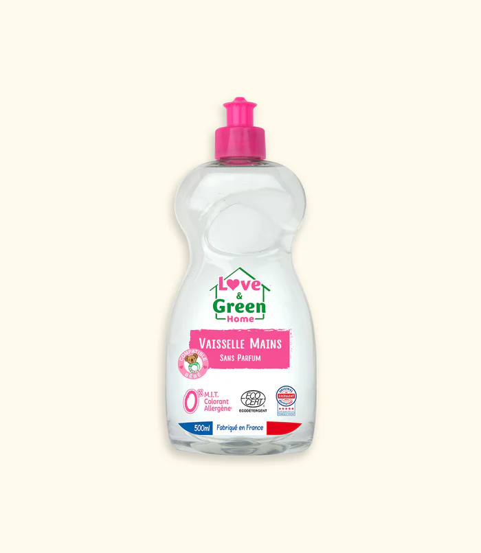 Love & Green Detergent de vase ecologic, hipoalergenic, 500 ml [0]