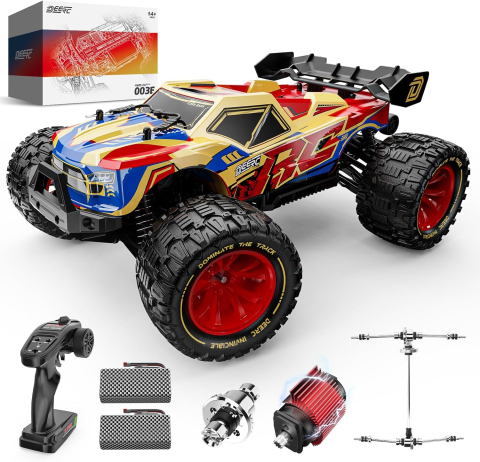 Mașini cu telecomandă - Mașină cu telecomandă DEERC 1:14 Off-Road 4WD, până la 40 km/h