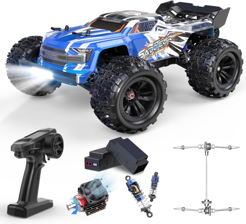 Mașină cu telecomandă DEERC Brushless Extreme Speed Truck 4WD Off-Road [0]