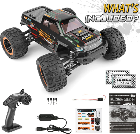 Mașină cu telecomandă HAIBOXING Monster Truck 1:16, 4WD, 36 km/h, Waterproof, All-Terrain [6]