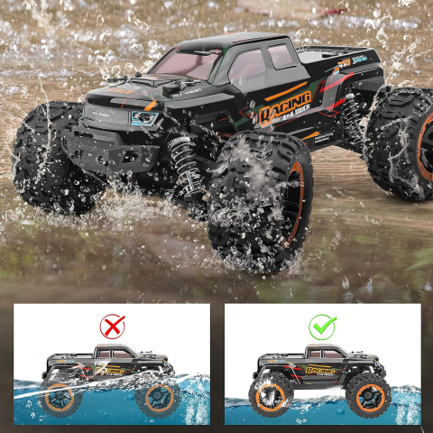 Mașină cu telecomandă HAIBOXING Monster Truck 1:16, 4WD, 36 km/h, Waterproof, All-Terrain [4]